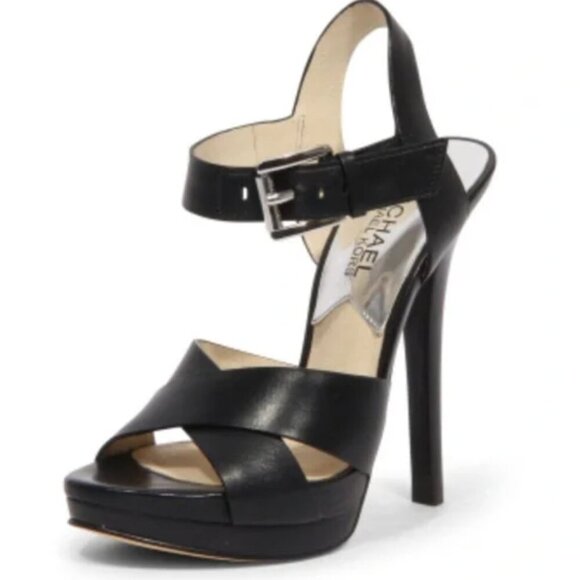 Michael Kors -Women's Oksana Sandal Black Size 7🖤 - Picture 1 of 6